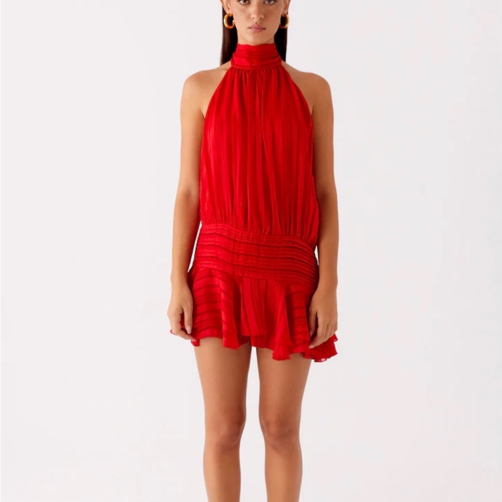 Peppermayo Willow Chiffon Mini Dress